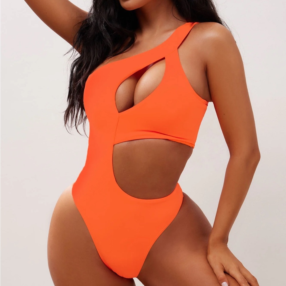 Orange One Piece Swimsuit 🍊